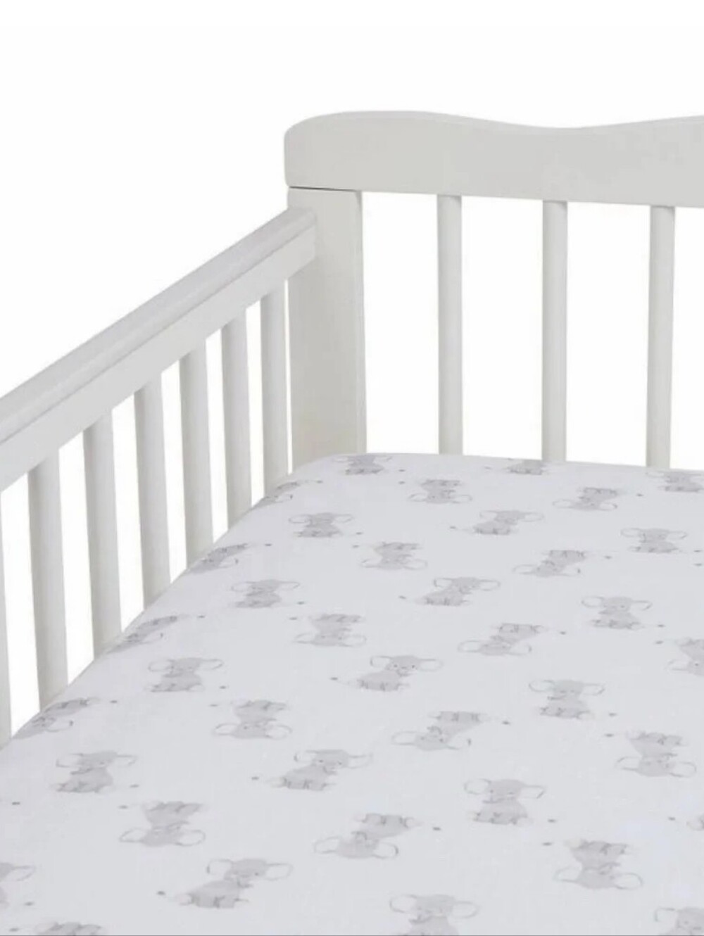 Aden + Anais Baby Elephant Crib Sheet, Muslin